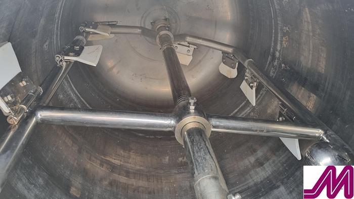 Used 500 Litre Electrically Heated Jacketed Mixing Vessel with Scrape Wall Agitator