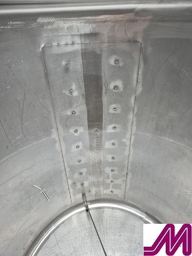 Used 1500 Litre Stainless Steel Tank with Cooling Panel