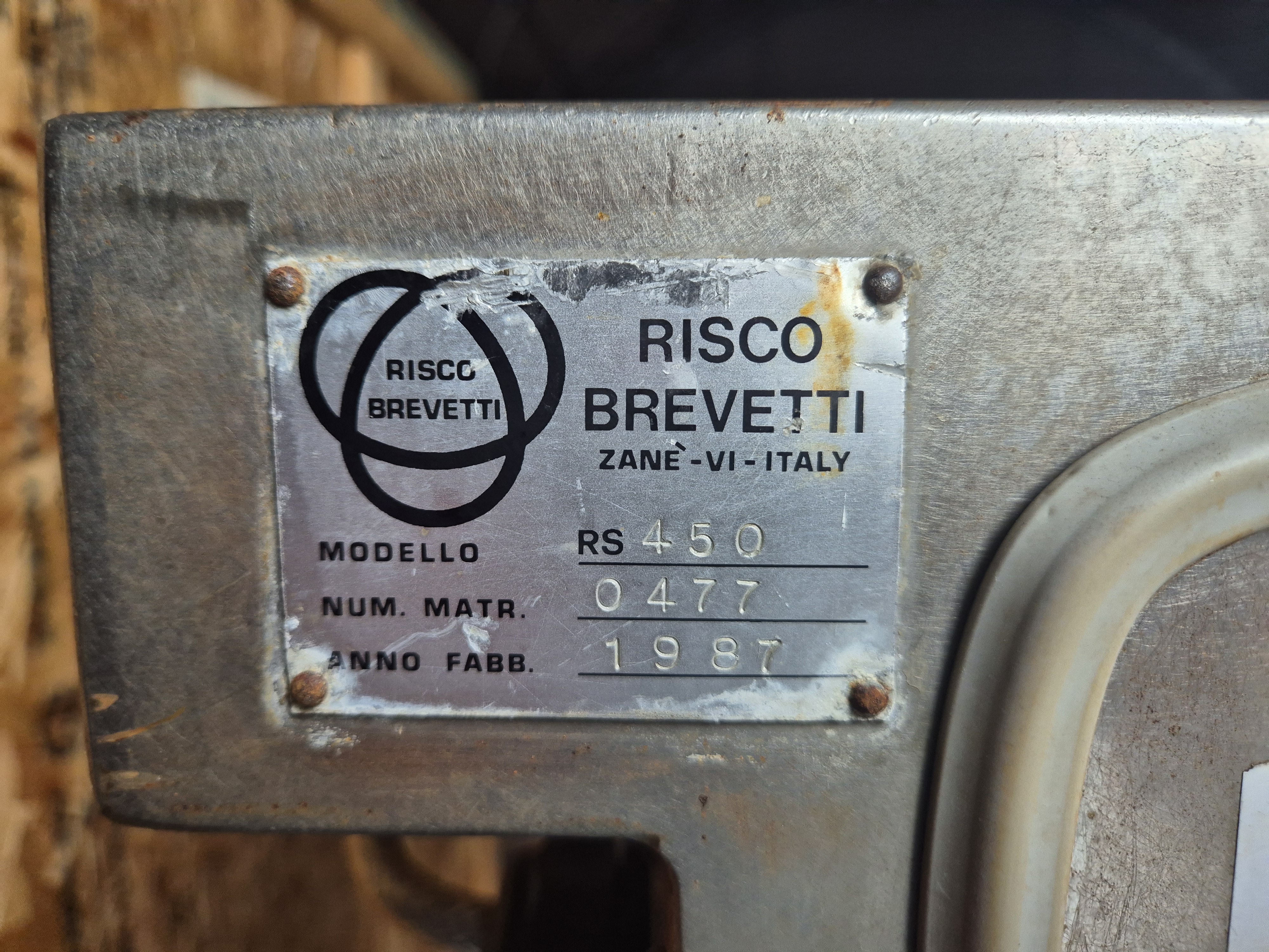 Used Risco RS 450 Paddle Mixer