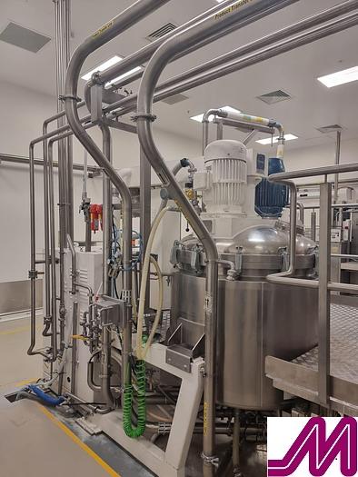 Used Fryma VME 700 Homogenising Batch Mixer