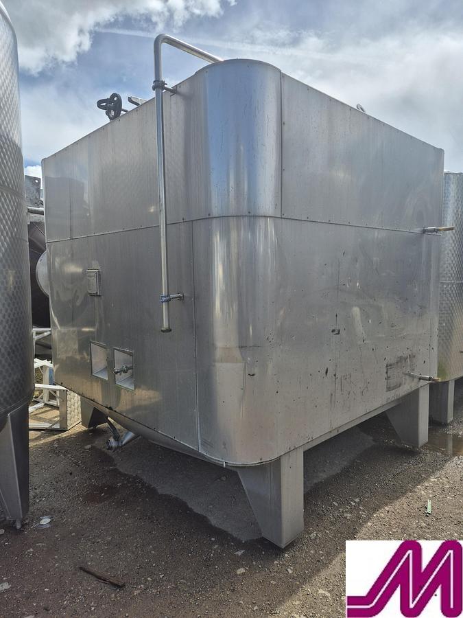 Used STB Engineering 11,800 Litre Jacketed Square Tank
