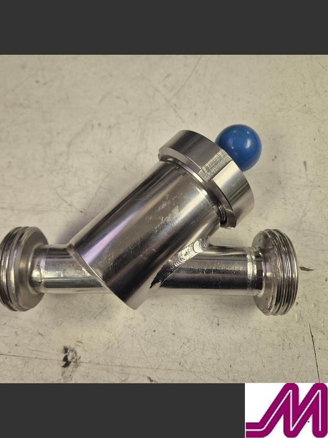 Used 1" Hygienic Mini Y-Strainer 1mm 316 Y-Strainer 1mm 316