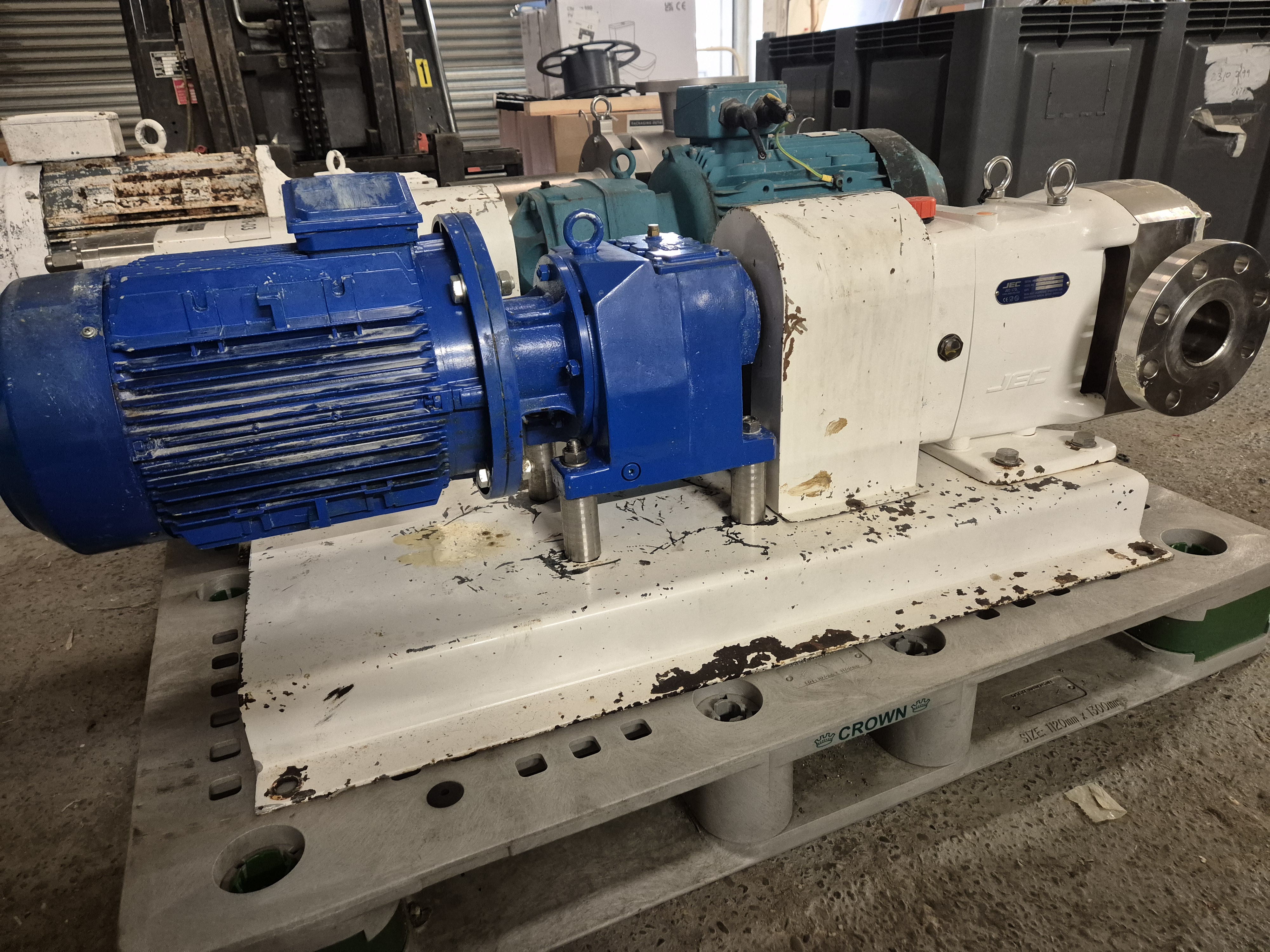 Used 2017 JEC 3" Rotary Lobe Pump