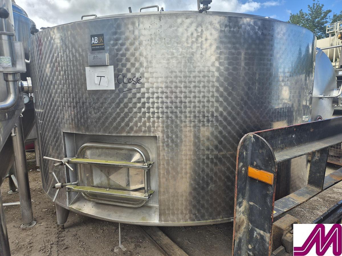 Used 2001 Moeschle 9,000 Litre Mash Tun Vessel