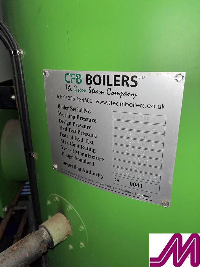 Used 2017 CFB Conatinerised Twin Boiler House with 2 x 475 kg / hr boilers