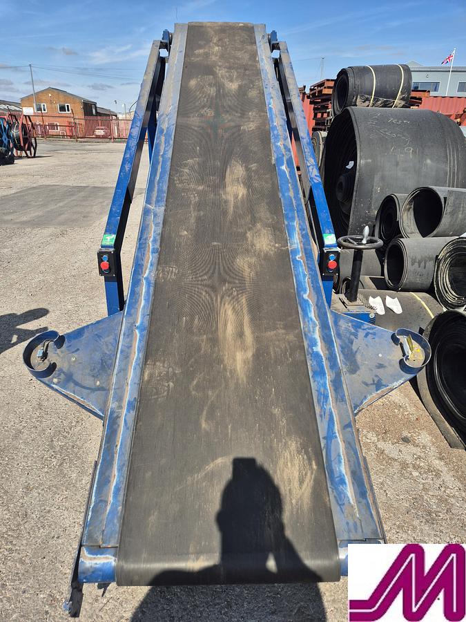 Used JP Conveyors Portable container loading and unloading conveyor