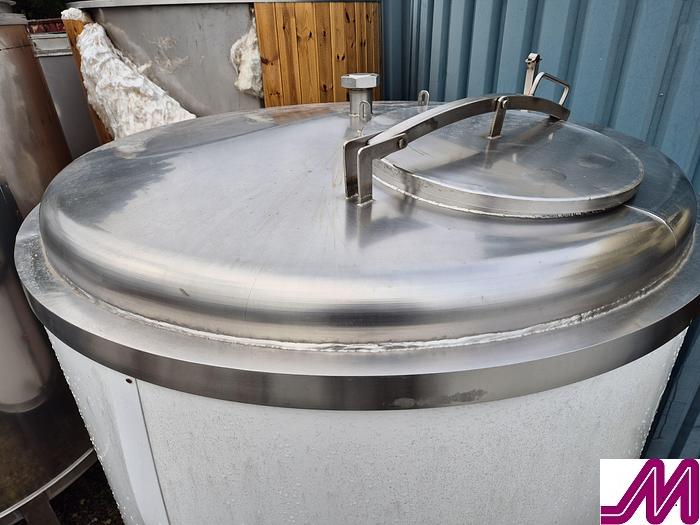 Used 1500 Litre Stainless Steel Tank with Cooling Panel