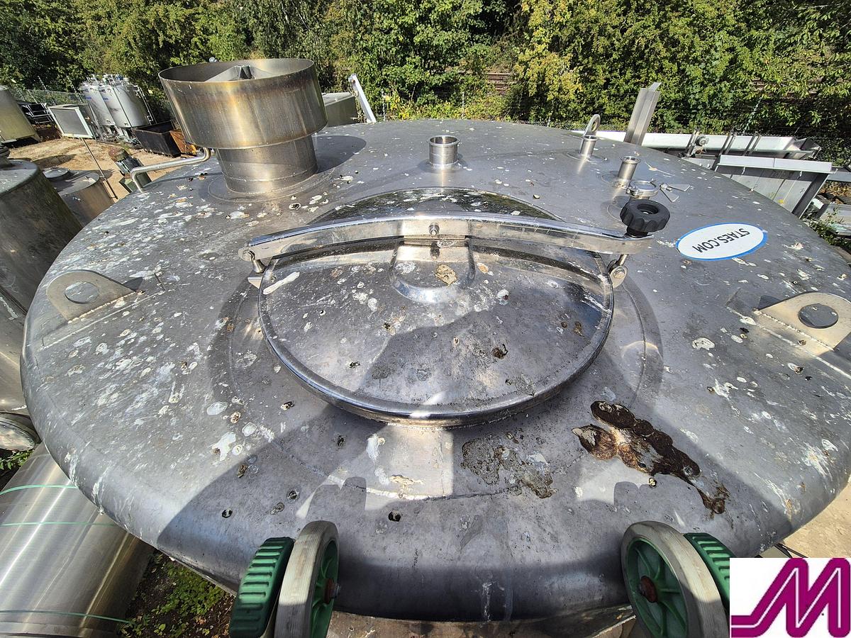 Used 2015 Staes 9,145 Litre Stainless Steel Hot Liquor Tank with Internal Coil