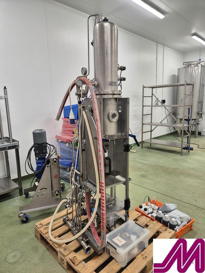 Used 2014 Moravek CW250 Twin Head Carbonated Glass or P.E.T Bottle Filler Rated at 250 Bottles per Hour