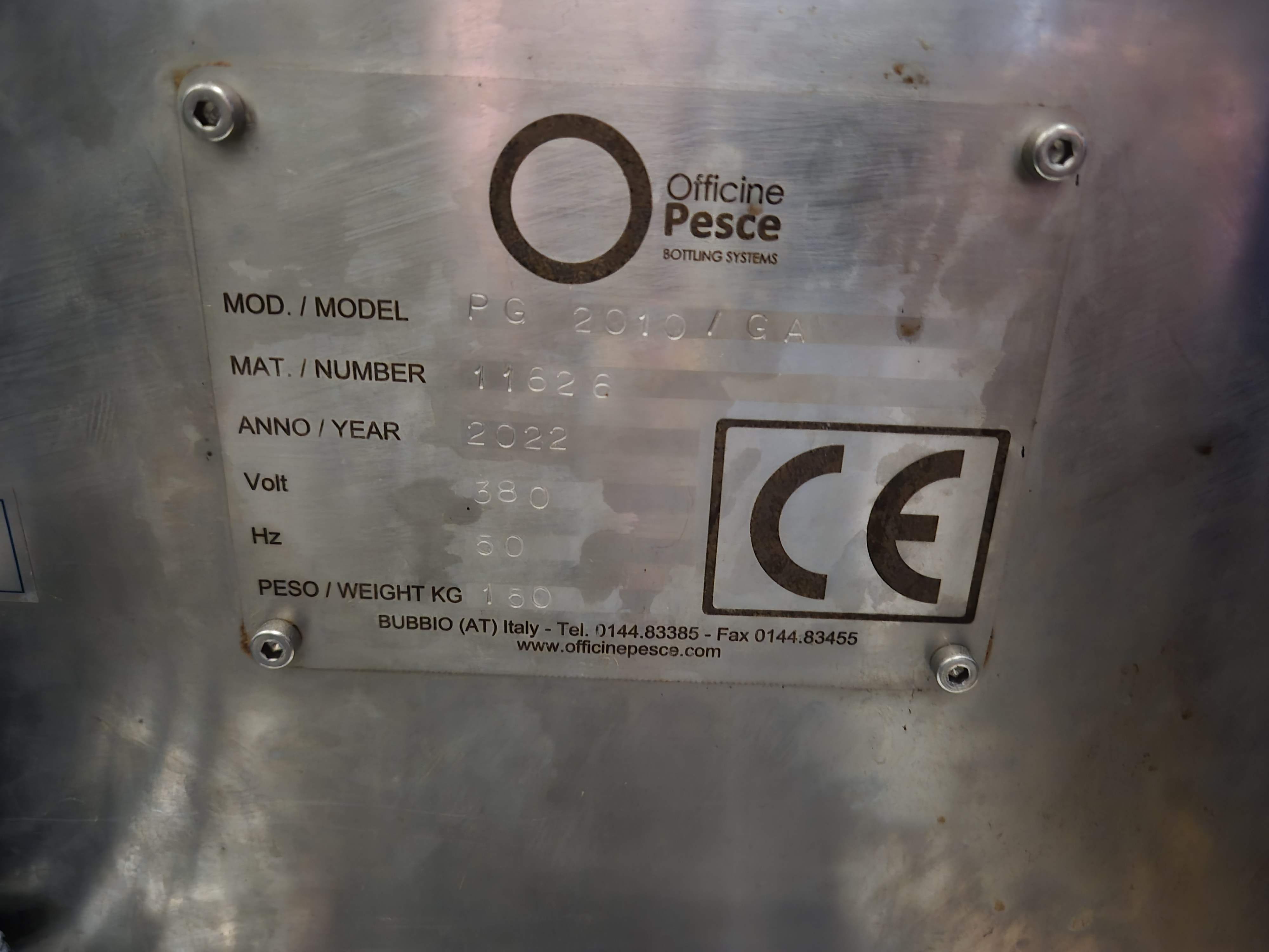 Used 2022 Officine Pesce PG 2010 GA Semi Automatic Wire Hooder