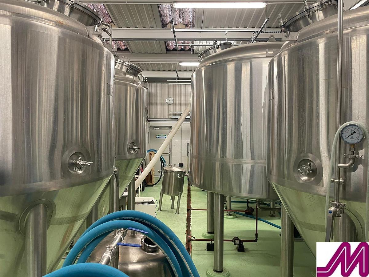 Used 2016 Complete 10 bbl Brewery with Fermenting Vessles and Steam Generator Jintan