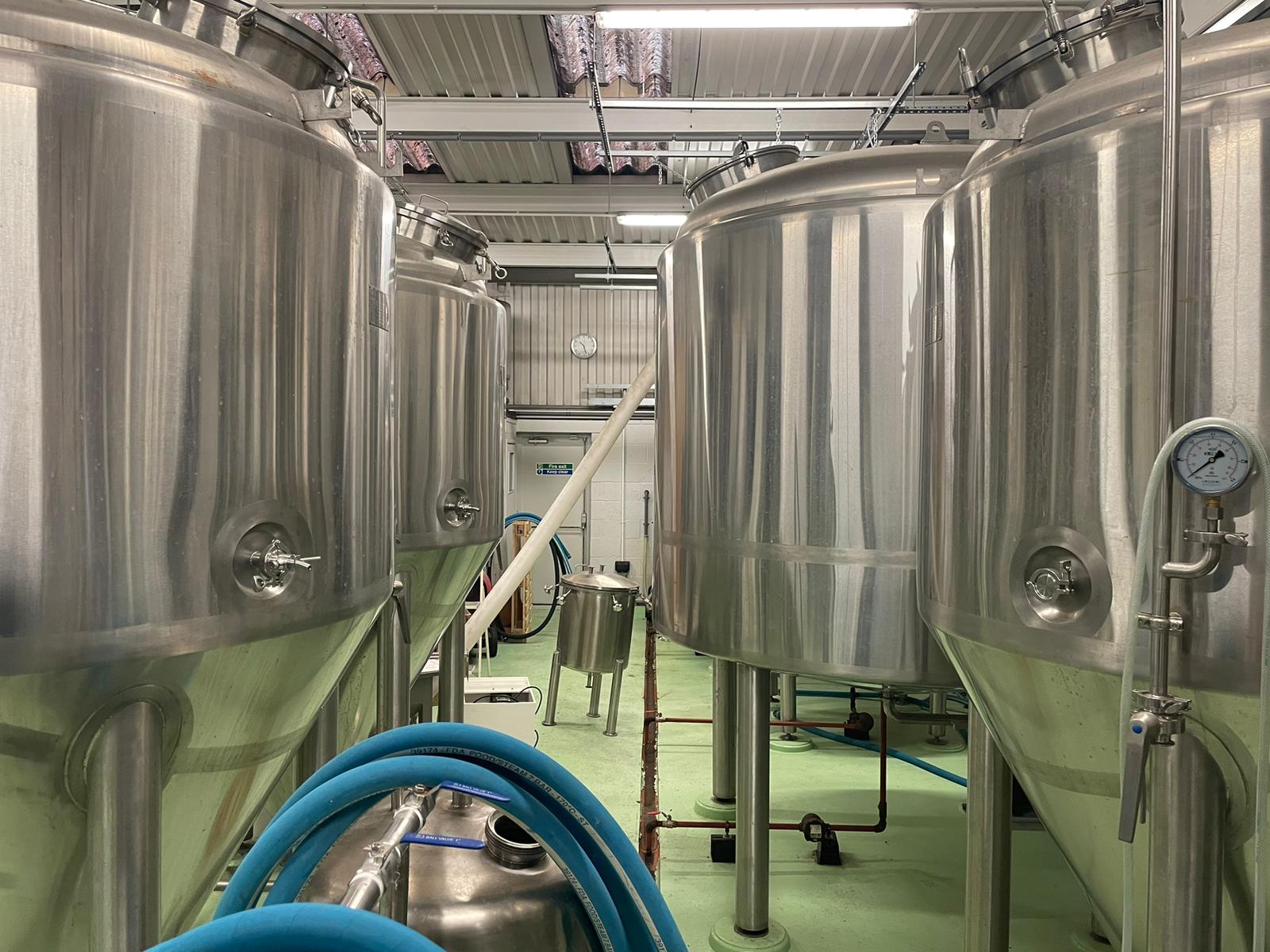 Used 2016 Complete 10 bbl Brewery with Fermenting Vessles and Steam Generator Jintan