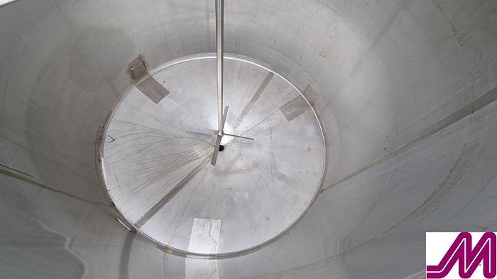 Used 3,500 Litre Stainless Steel Mix Tank with Atex Motor