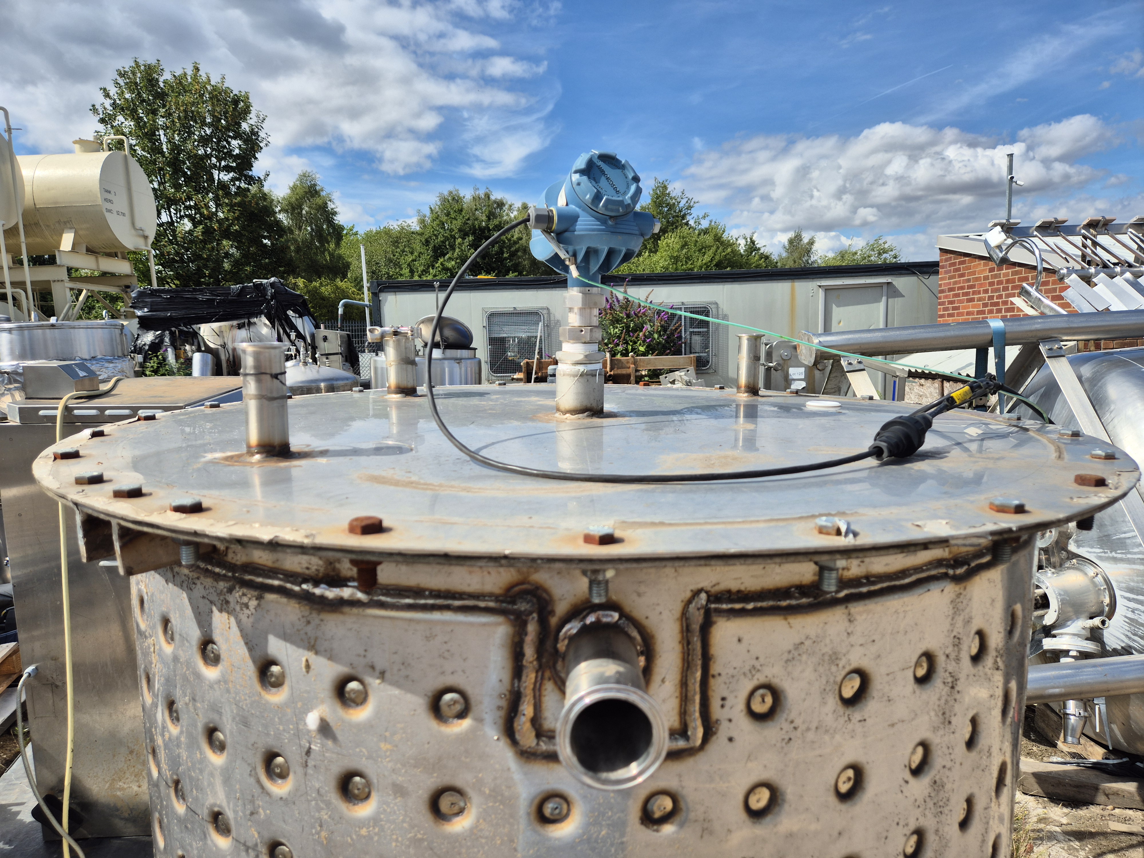 Used 2014 850 Litre Stainless Steel Jacketed Tank