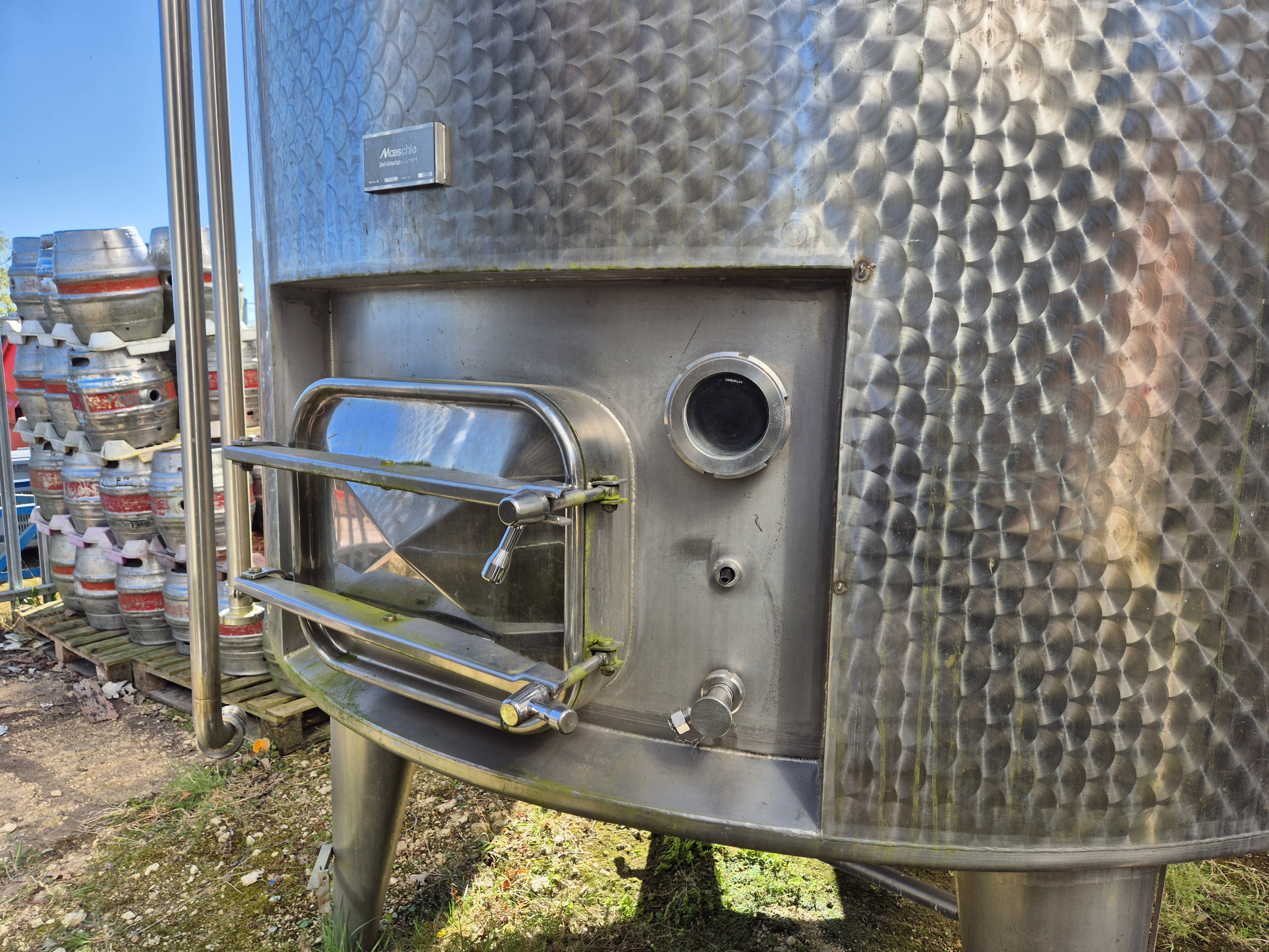 Used Moeschle 12,800 Litre Stainless Steel Copper Heating Vessel