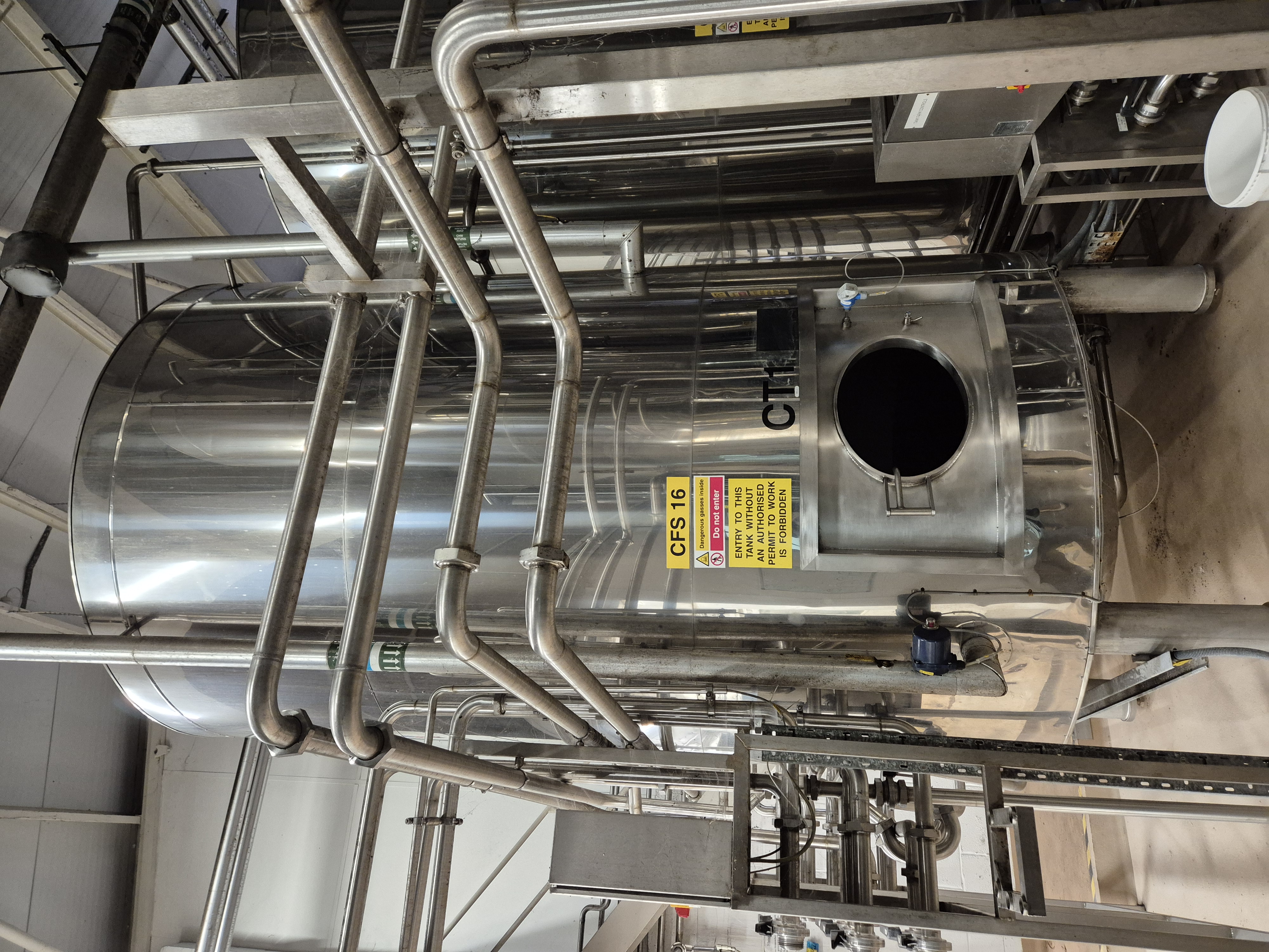 Used 10,000 Litre  Stainless Steel Insulated and Jacketed tank