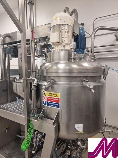 Used Fryma VME 700 Homogenising Batch Mixer