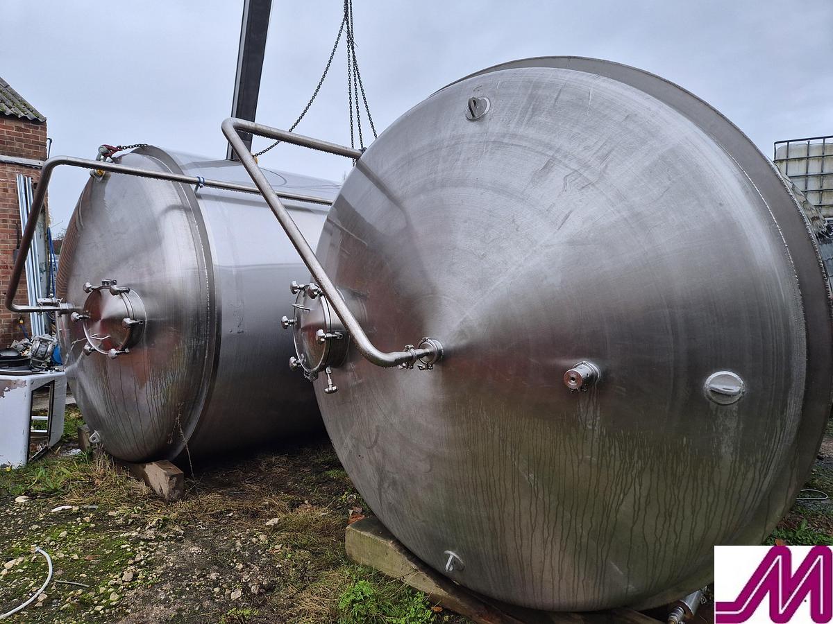 Used 2023 18,760 Litre Cylindro Conical Fermenting Vessel 6PD