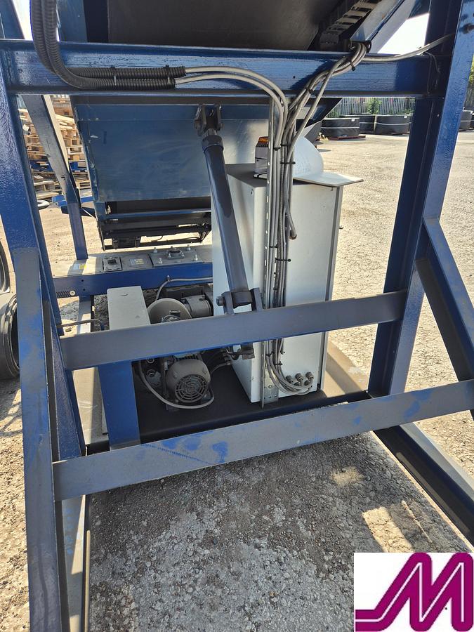 Used JP Conveyors Portable container loading and unloading conveyor
