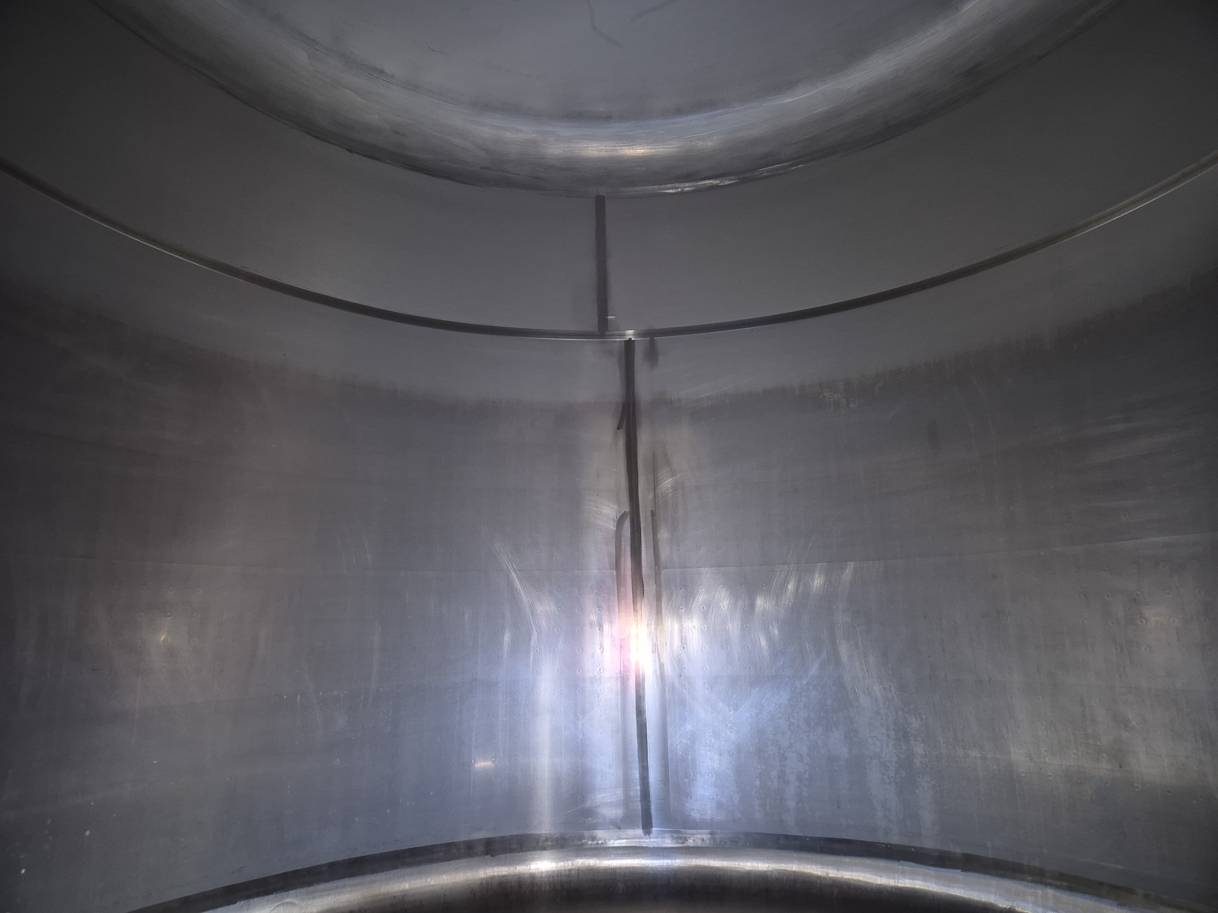 Used Moeschle 9,500 Litre Stainless Steel Single Skin Tank