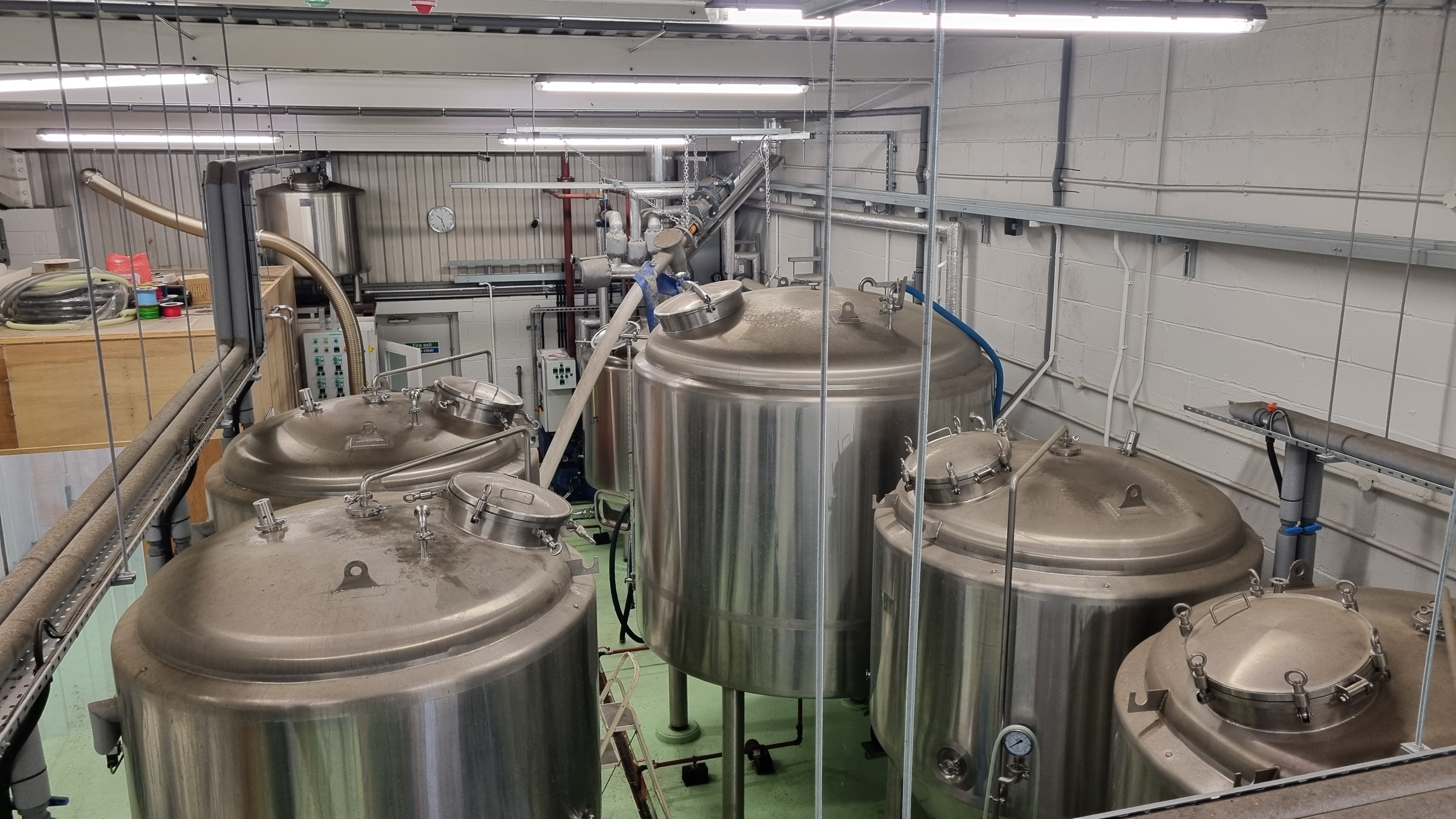 Used 2016 Complete 10 bbl Brewery with Fermenting Vessles and Steam Generator Jintan