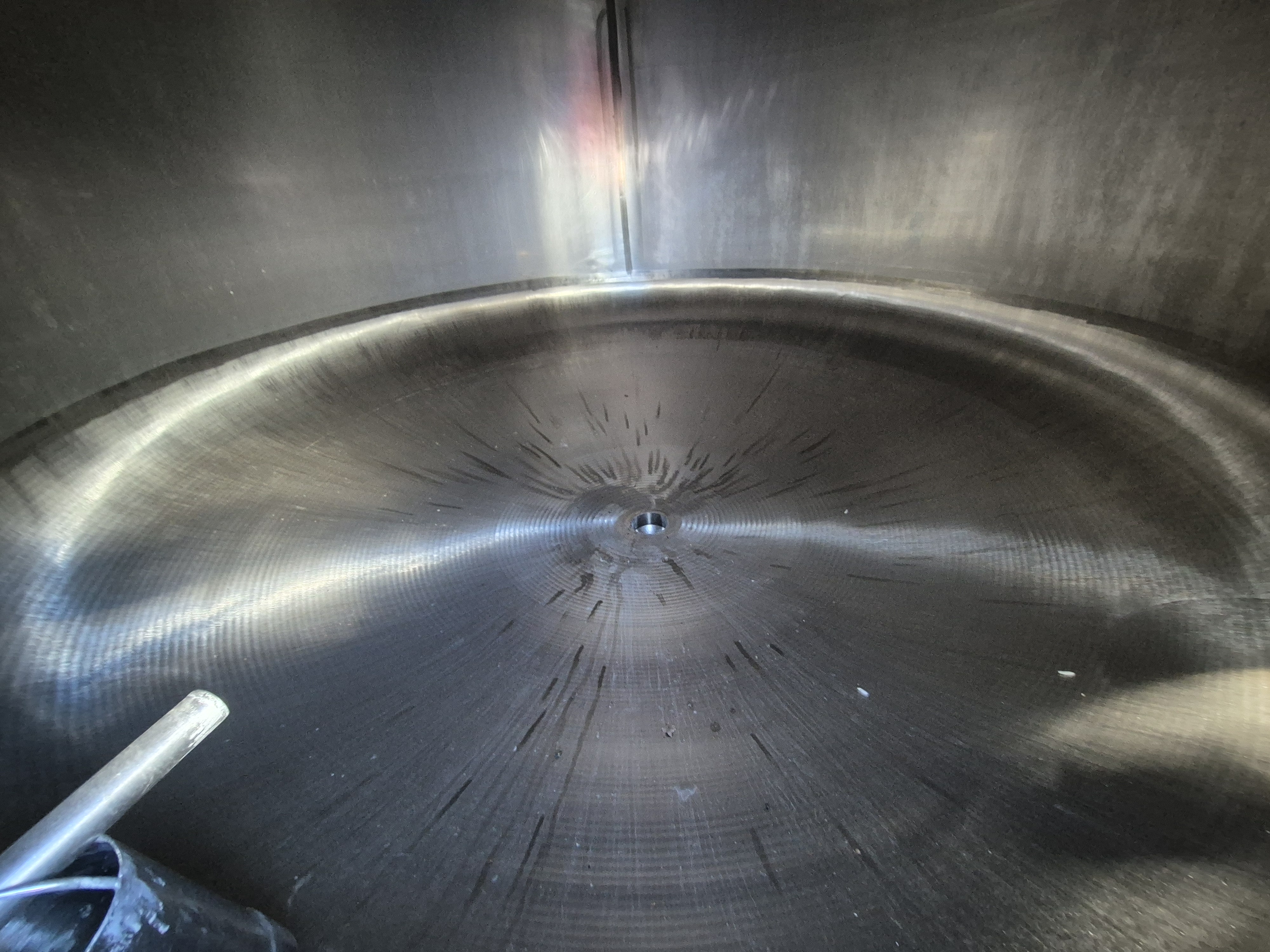 Used Moeschle 9,500 Litre Stainless Steel Single Skin Tank