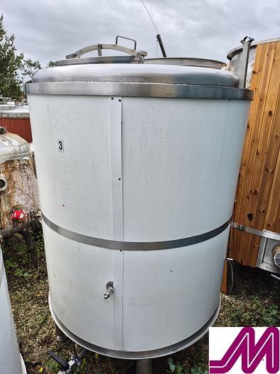 Used 1500 Litre Stainless Steel Tank with Cooling Panel