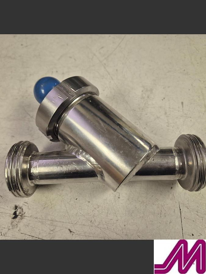 Used 1" Hygienic Mini Y-Strainer 1mm 316 Y-Strainer 1mm 316