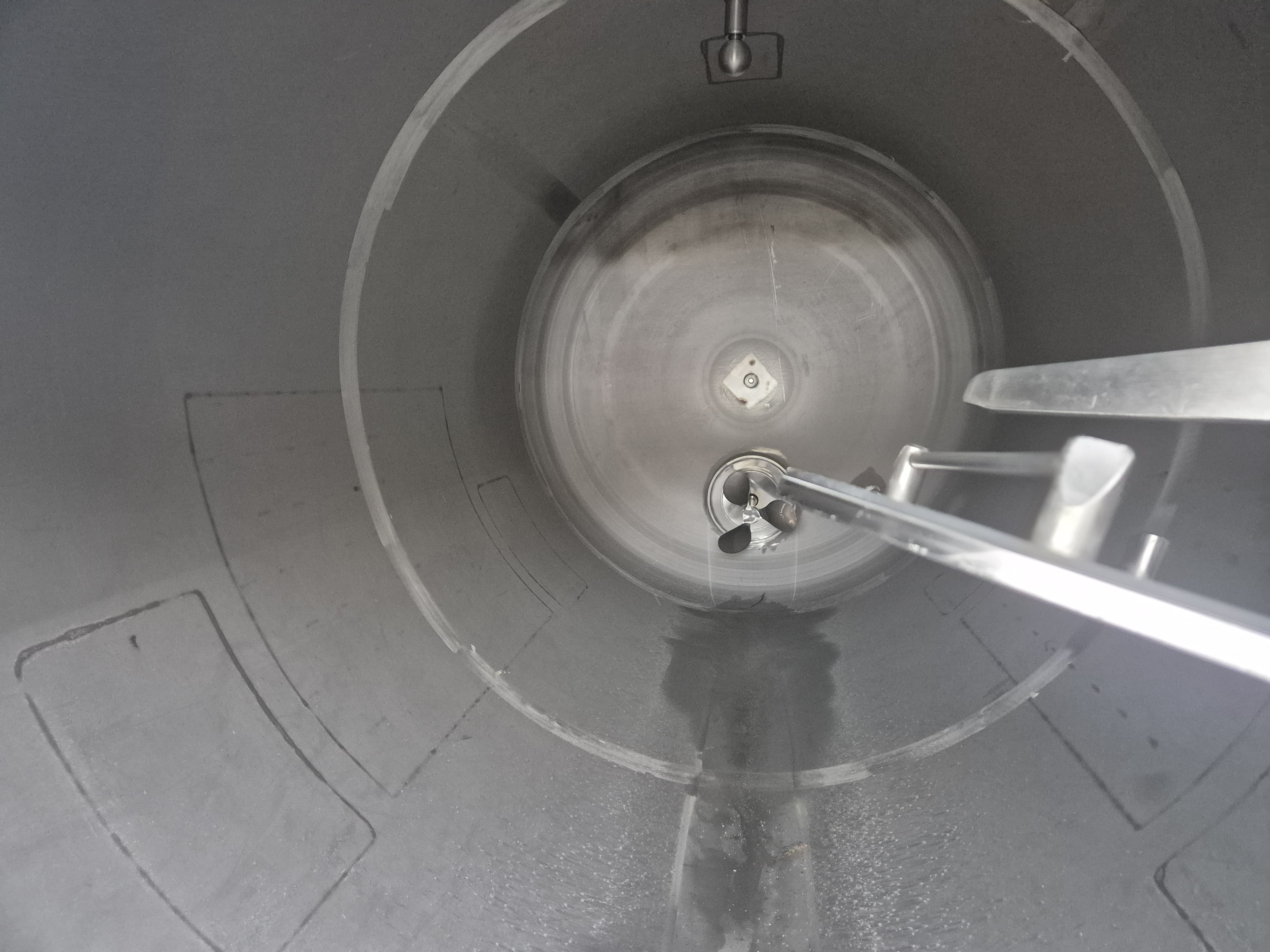 Used 30 Brl Horizontal Tank with Cooling Panels Mounted on Frame