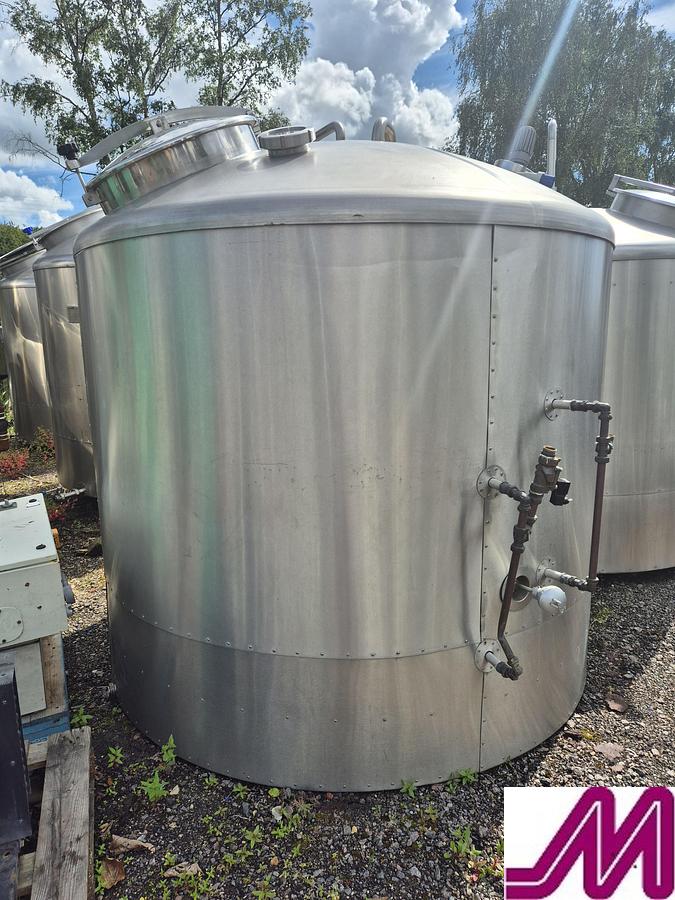 Used 2005 Abbfab Services Ltd 4,000 Litre Stainless Steel Jacketed Tank