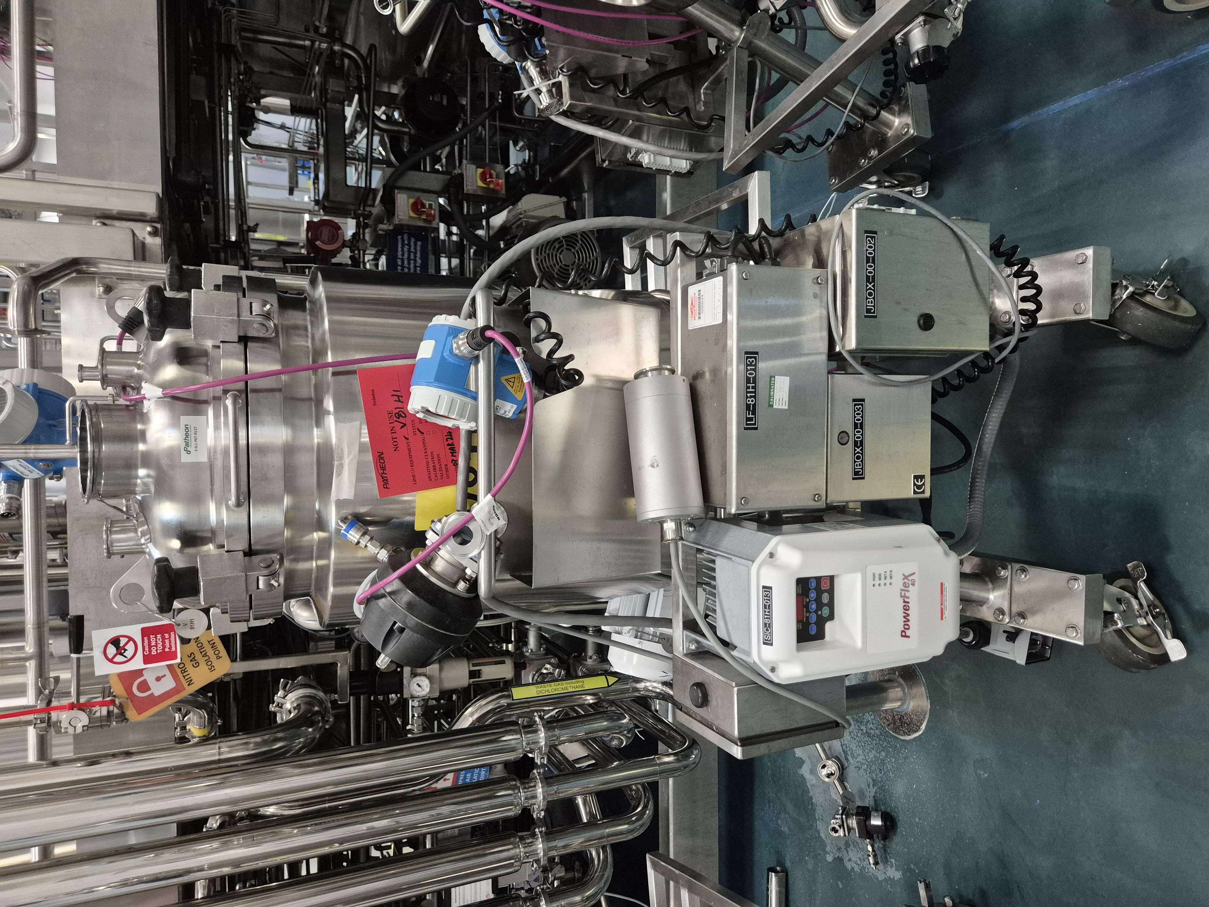 Used 2014 T&C Stainless 70 Litre Jacketed & Pressure Rated Transit Tank Pharmacutical Spec