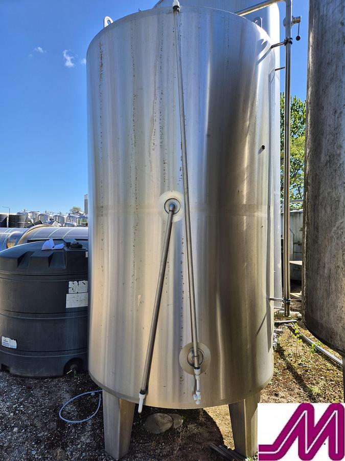 Used Stainless Steel Jacketed Conditioning Tank
