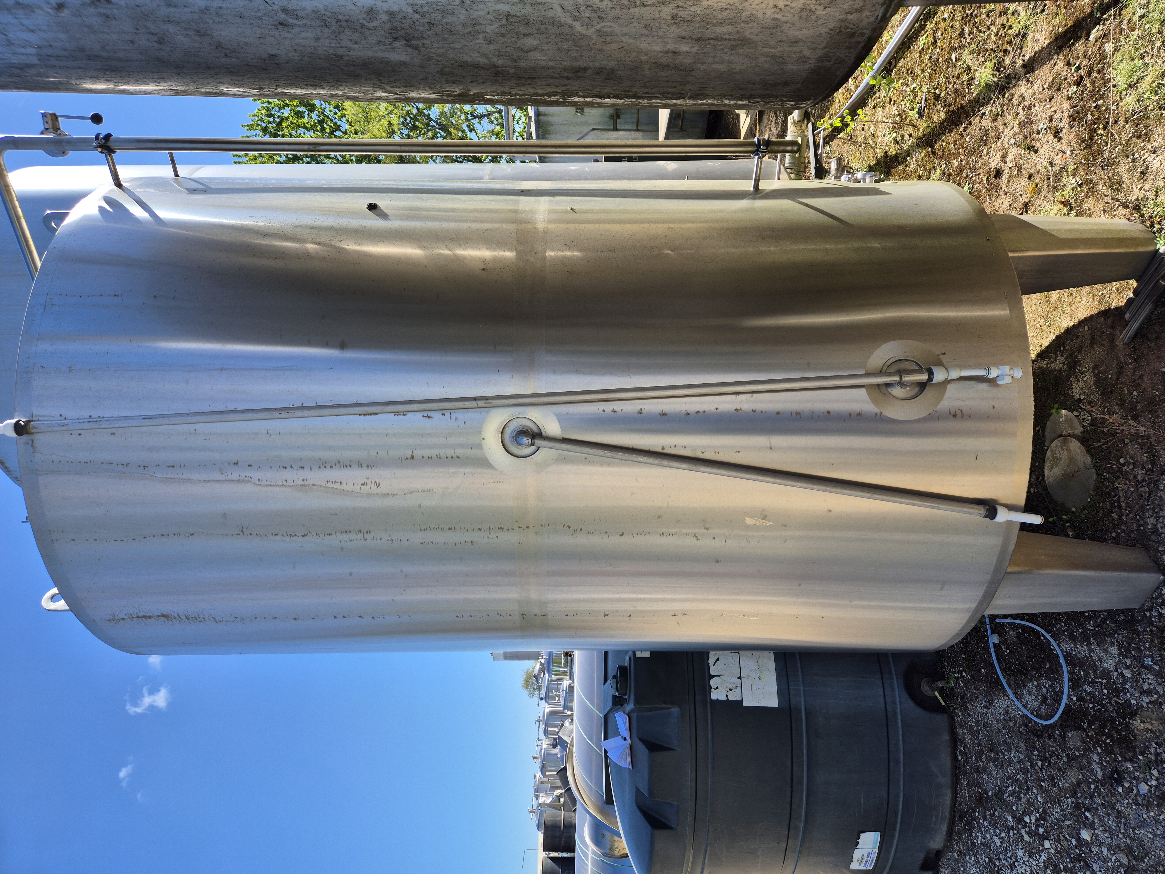 Used Stainless Steel Jacketed Conditioning Tank