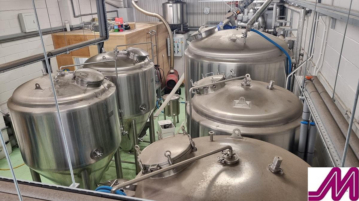 Used 2016 Complete 10 bbl Brewery with Fermenting Vessles and Steam Generator Jintan