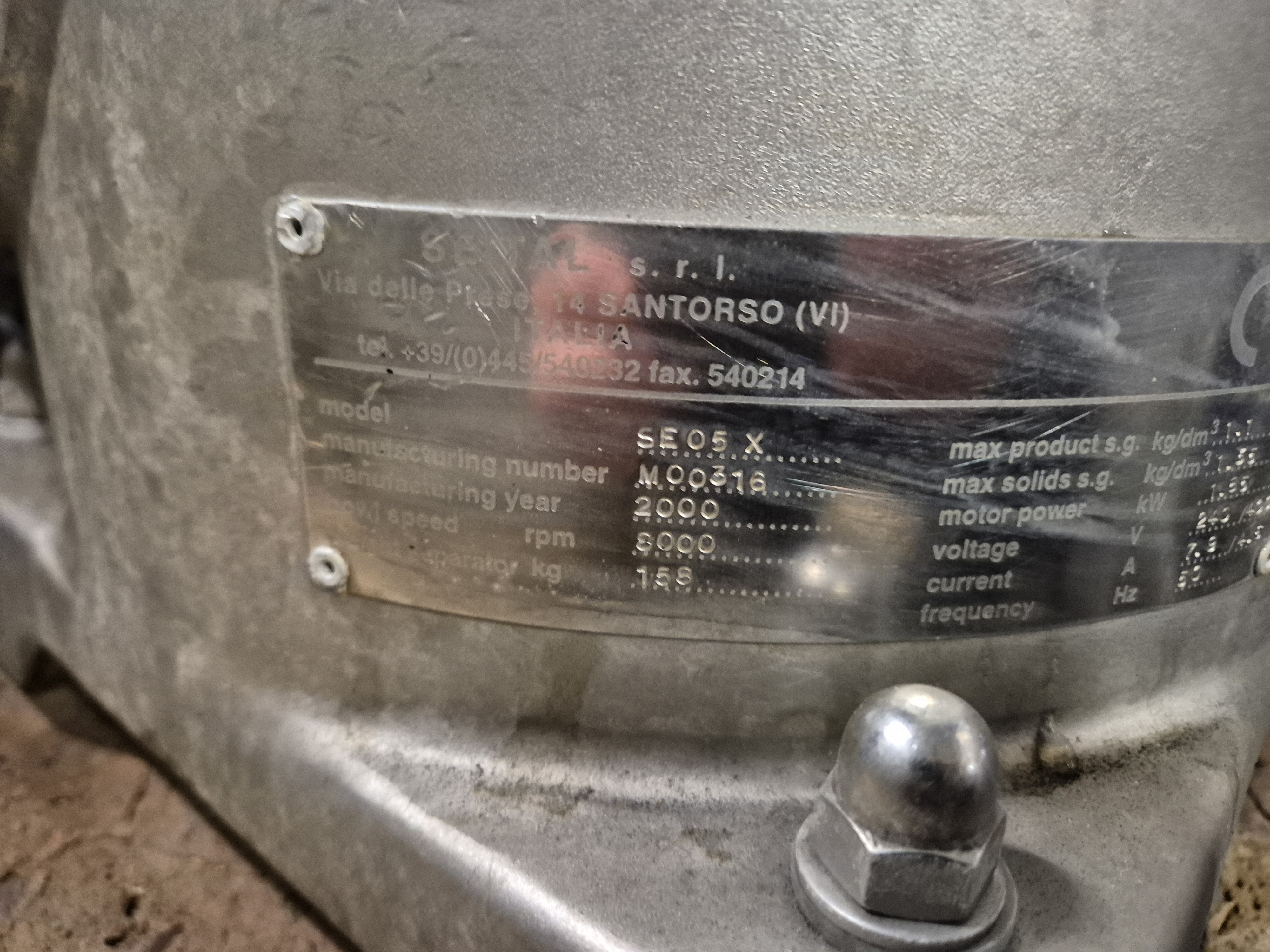 Used 2000 Seital SE 05X