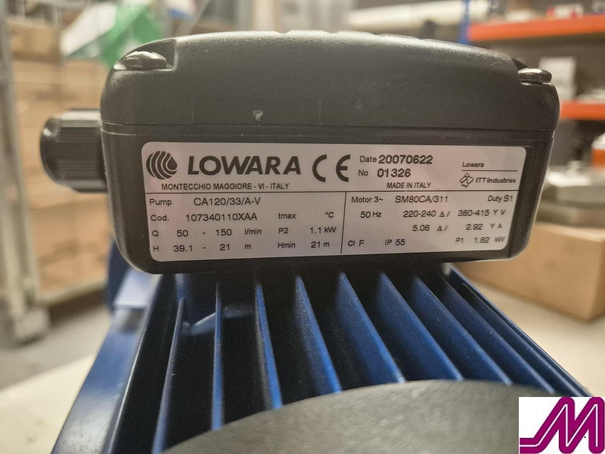 2007 Lowara  C120/33/A-V Unused Centrifugal Pump