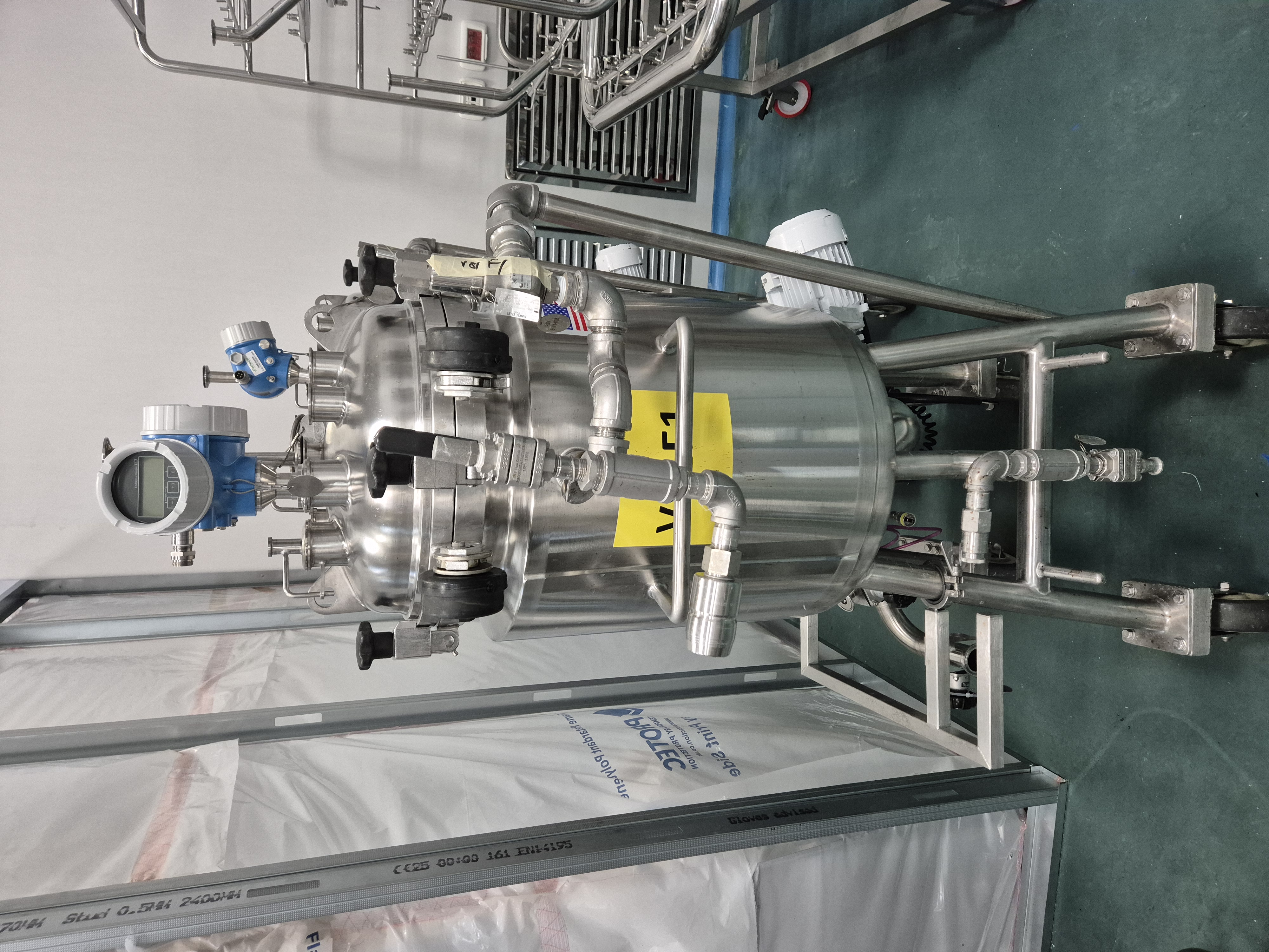 Used 2014 T&C Stainless 70 Litre Jacketed & Pressure Rated Transit Tank Pharmacutical Spec