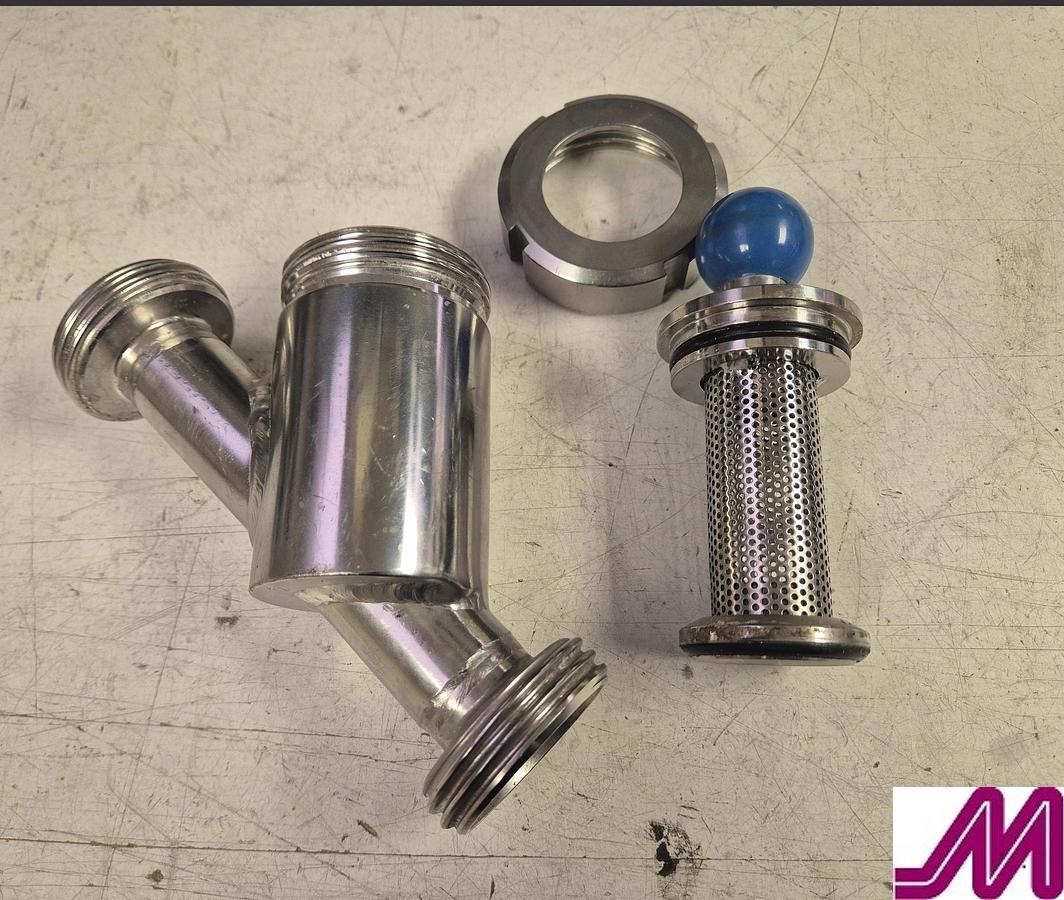 Used 1" Hygienic Mini Y-Strainer 1mm 316 Y-Strainer 1mm 316