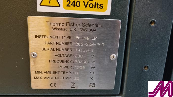 Used Thermo Fisher Scientific Prima dB Mass Spectrometer
