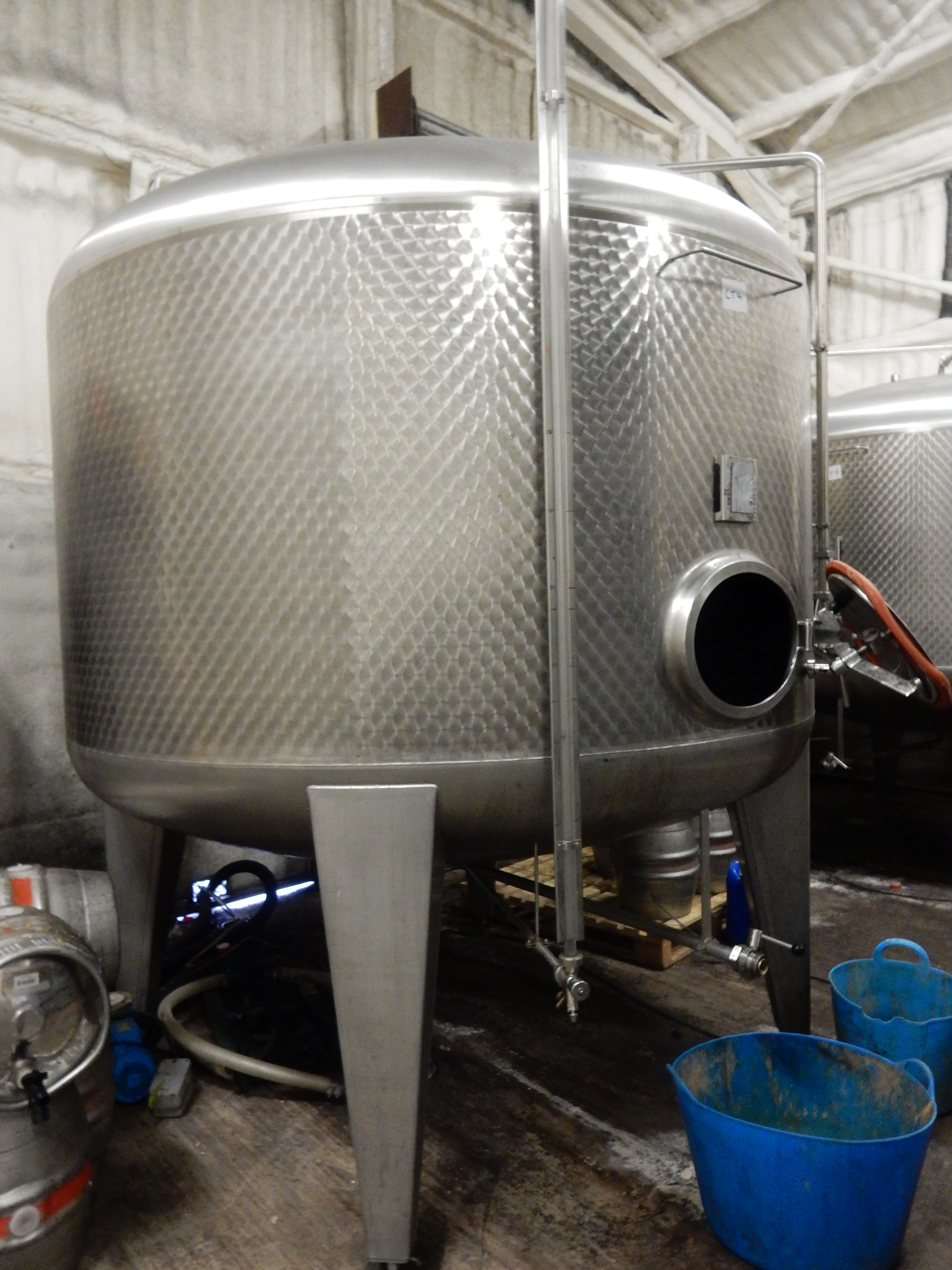 Used Moeschle 6,800 litre Stainless Steel Single Skin Tank