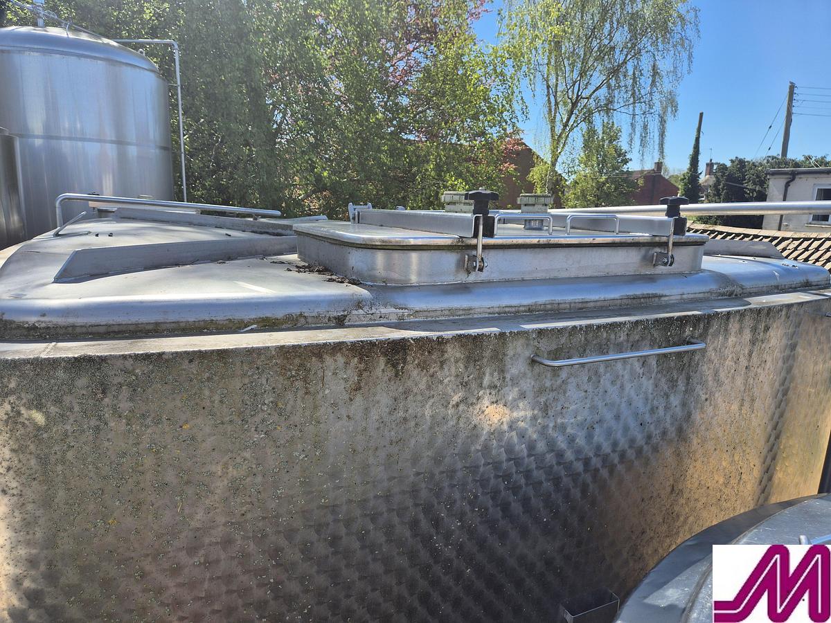 Used Moeschle 11,400 Litre Jacketed Square Tank