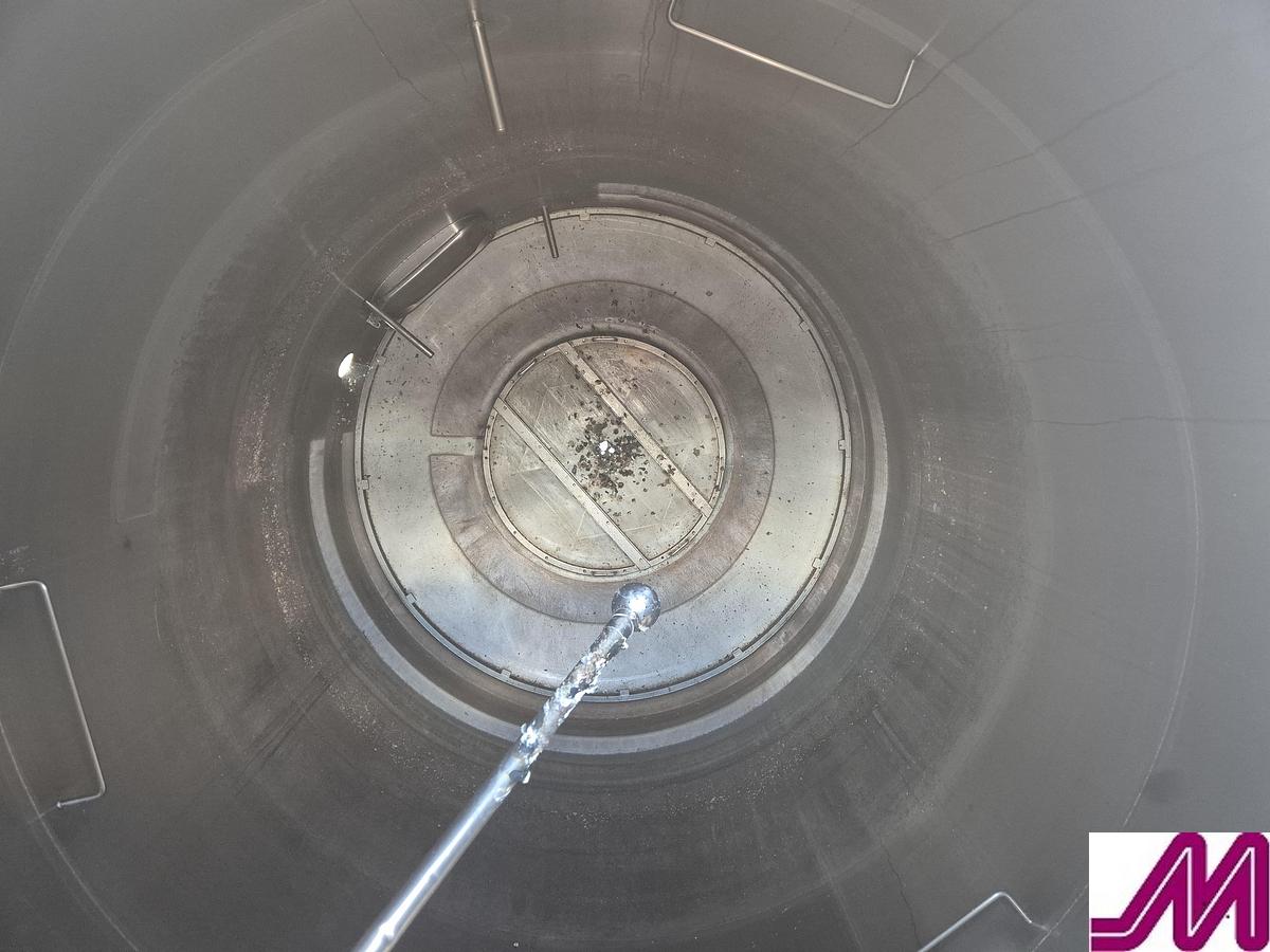 Used 2001 Moeschle 12,350 Litre Stainless Steel Jacketed Tank