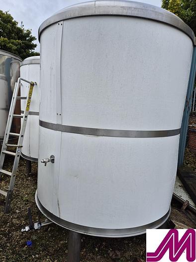 Used 1500 Litre Stainless Steel Tank with Cooling Panel