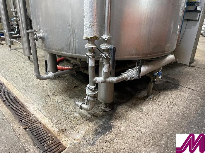 Used 2015 Staes 9,145 Litre Stainless Steel Jacketed Tank