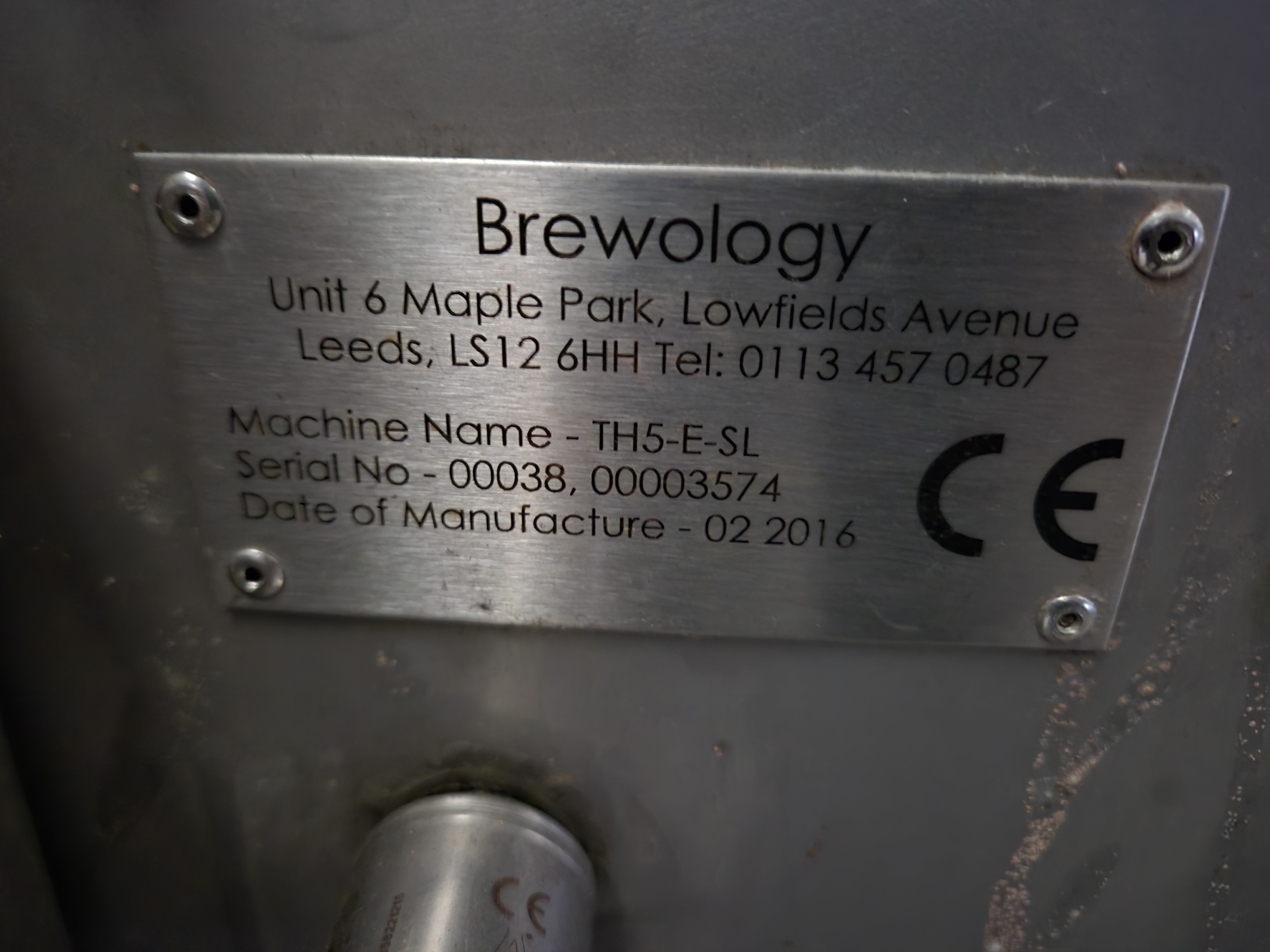 Used 2016 Brewology TH5-E-SL 2 Station Cask Washer