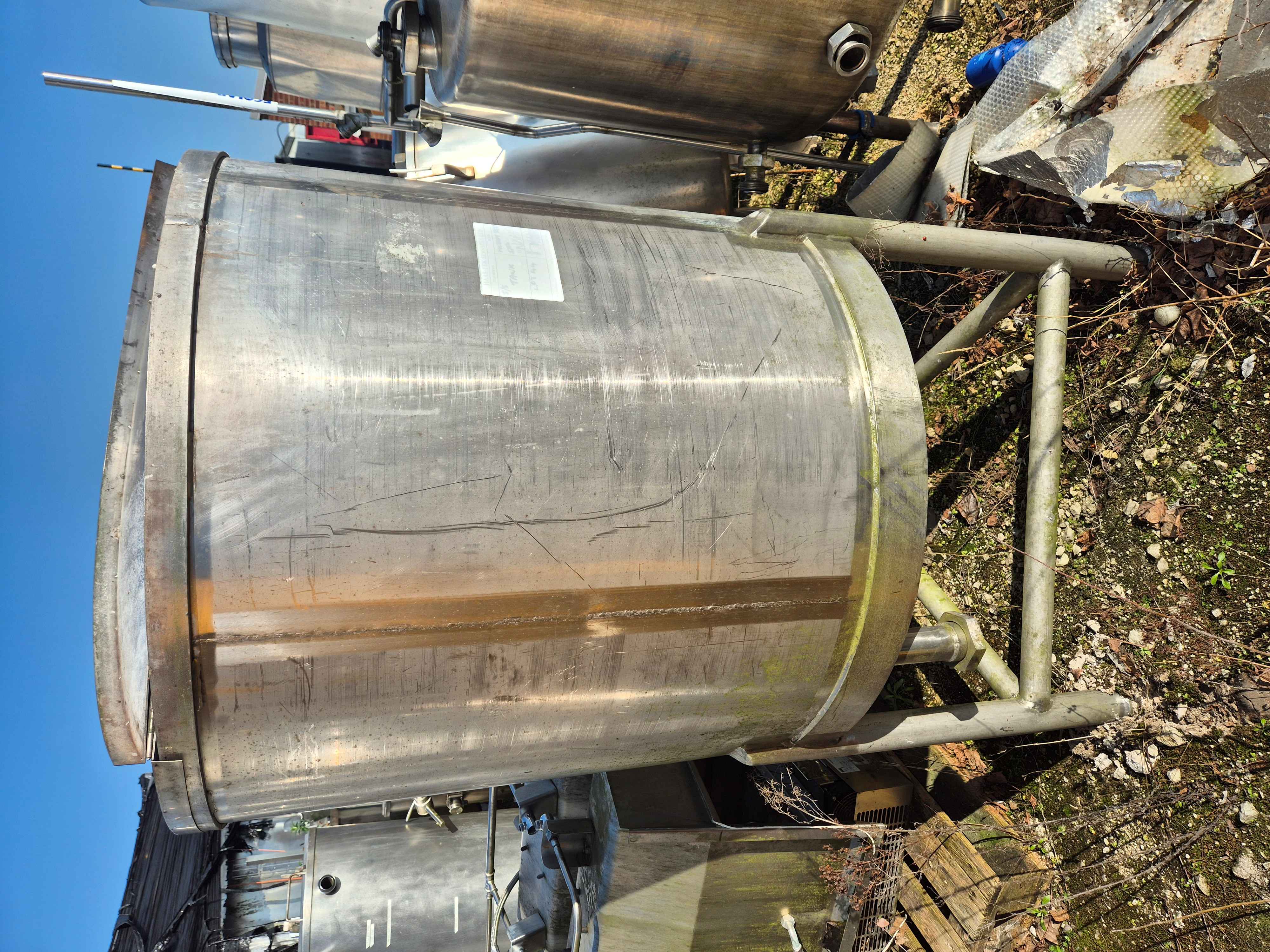 Used 500 Litre Stainless Steel Tank