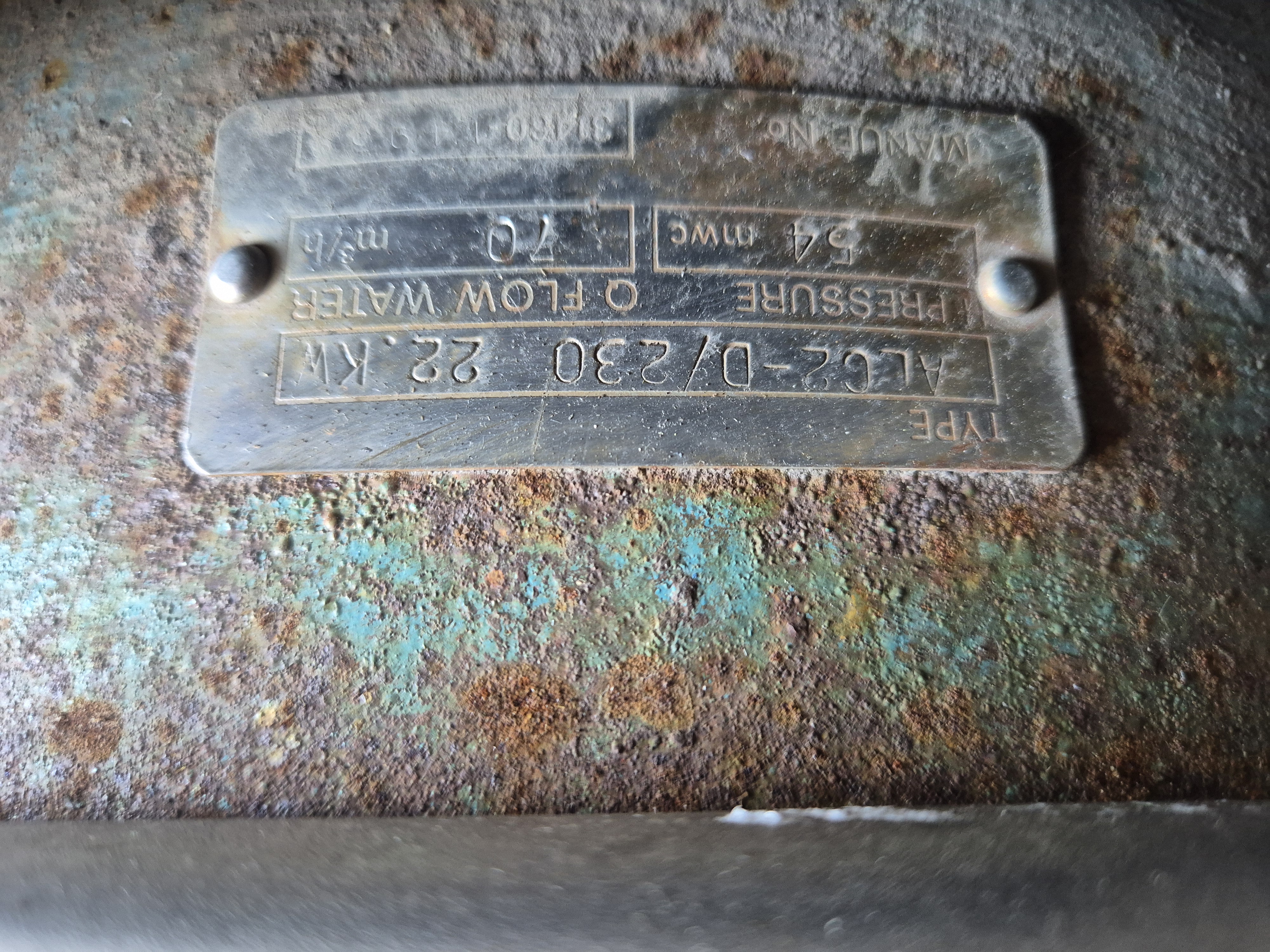 Used Alfa Laval ALC2-D/230 Centrifugal Pump