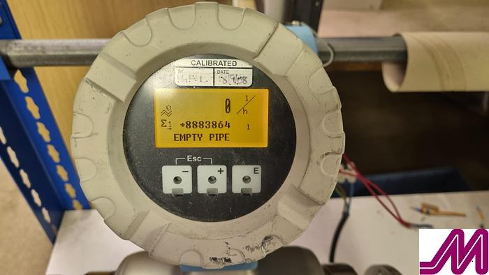 Used Endress & Hauser Promag 53H 4" Stainless Steel Flow Meter with Display