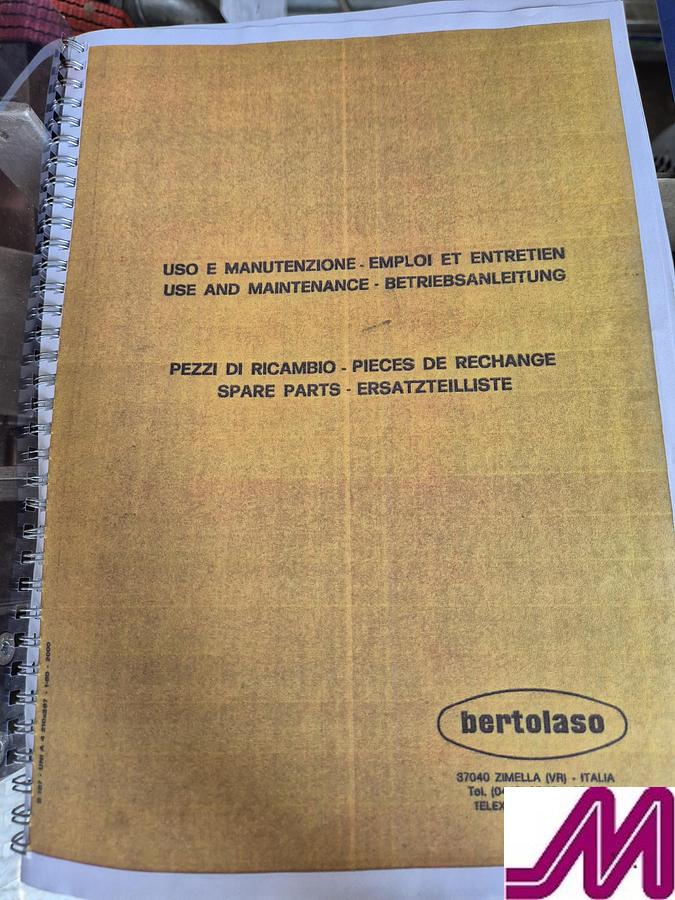 Used Bertolaso Alfa 108 Rotery ROPP Capper