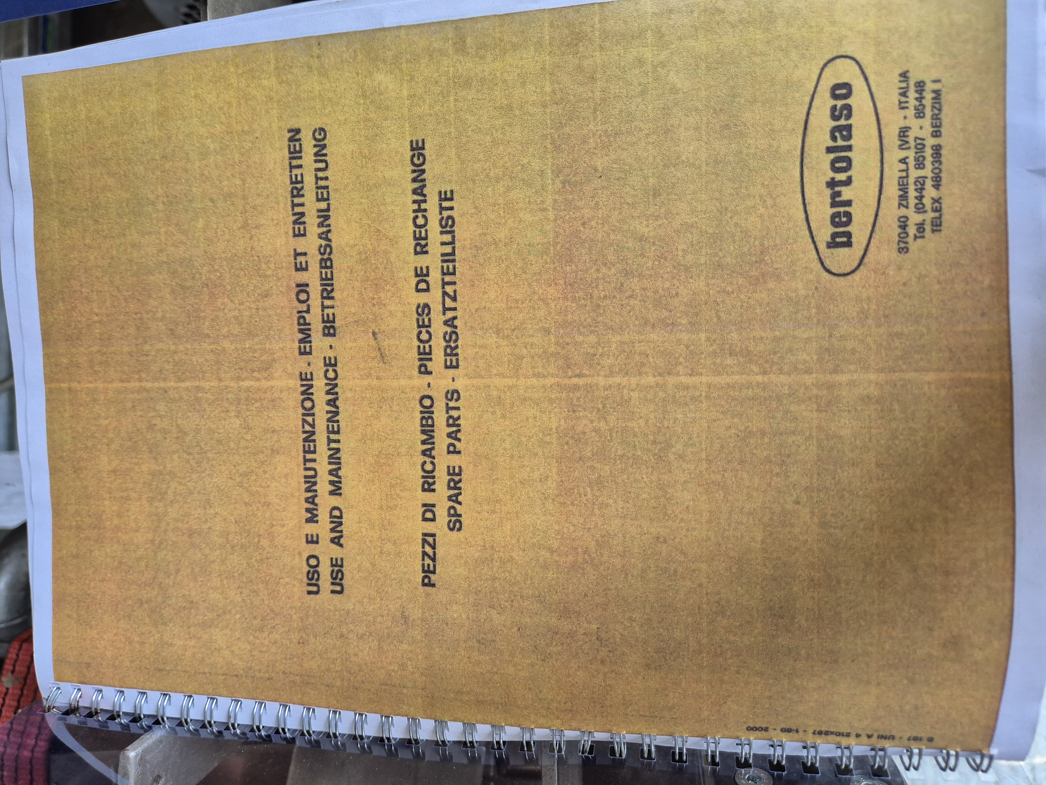 Used Bertolaso Alfa 108 Rotery ROPP Capper